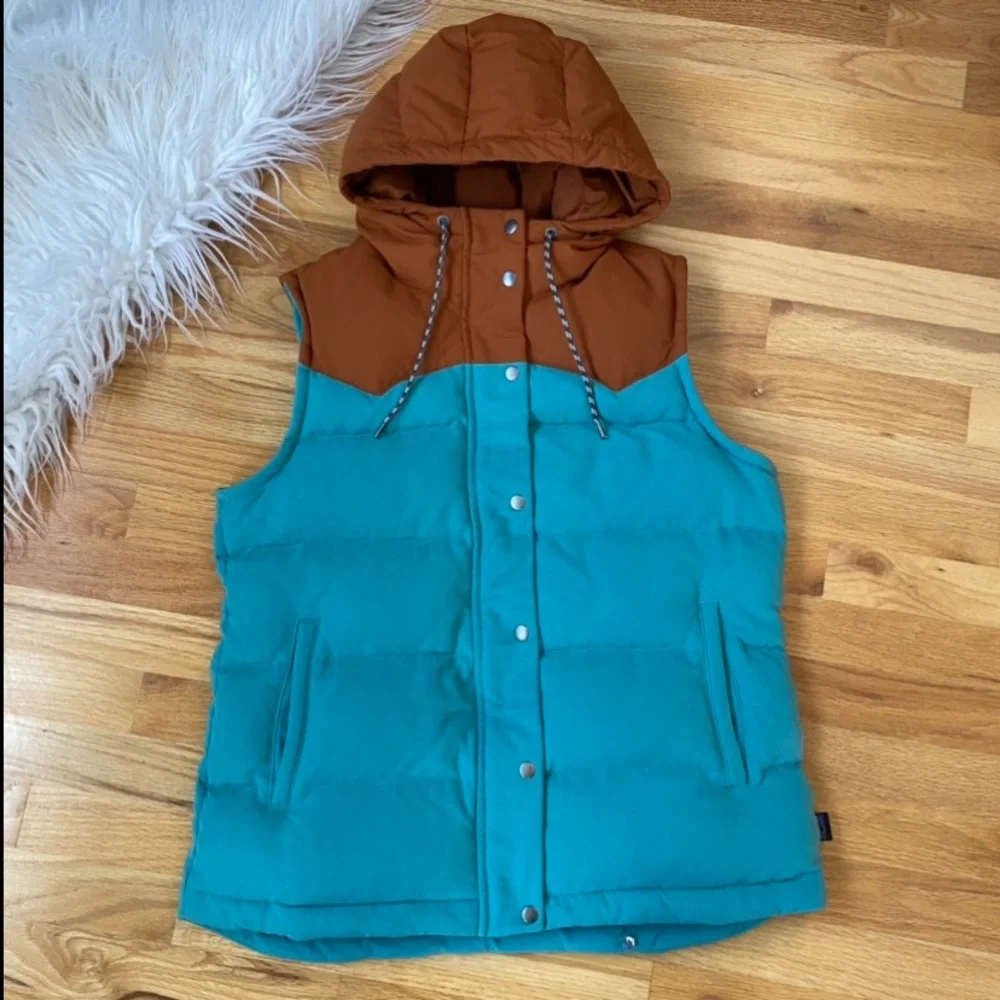 Patagonia Bivy Vest Mogul Blue Mushroom Lining